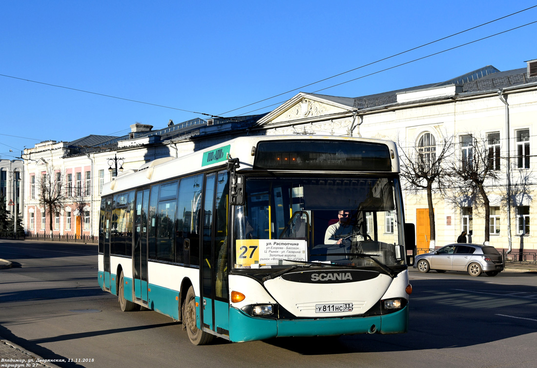 Владимирская область, Scania OmniLink I (Скания-Питер) № У 811 НС 33