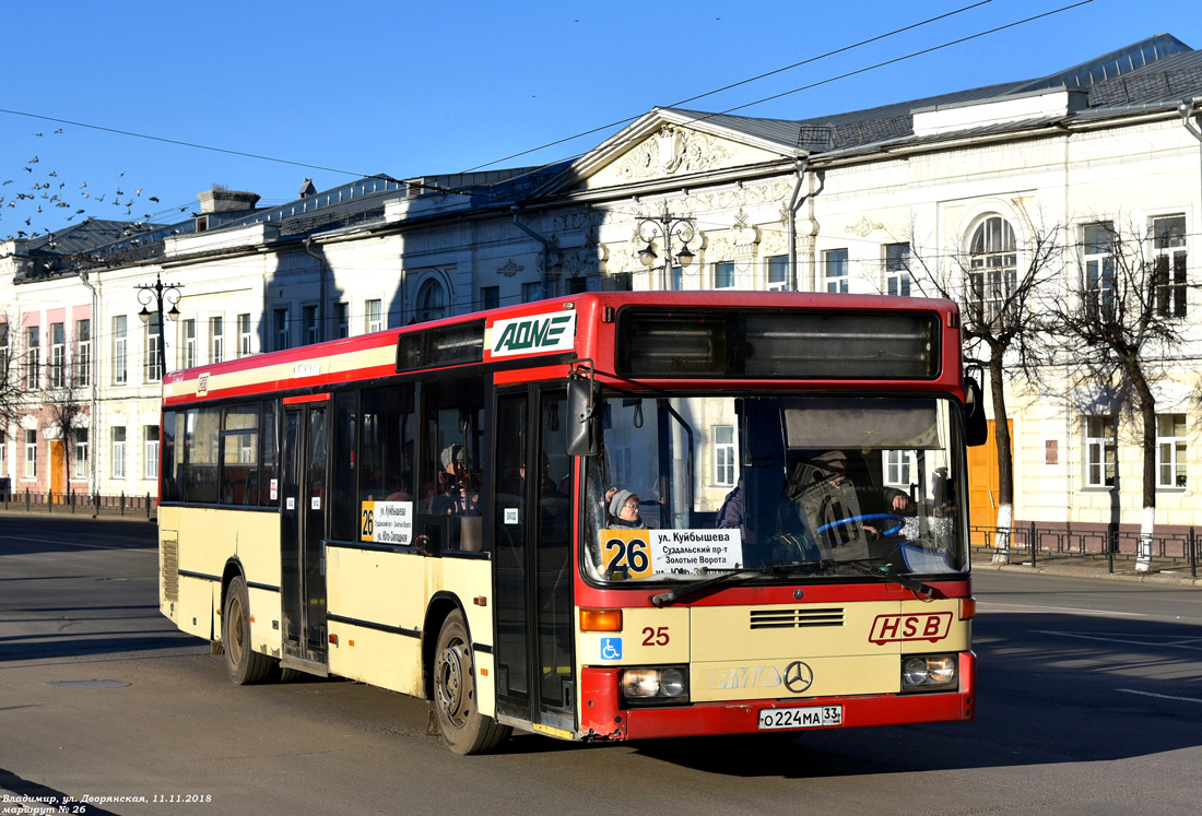 Владимирская область, Mercedes-Benz O405N2 № О 224 МА 33