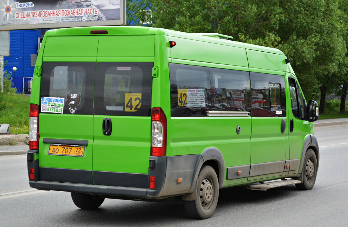 Тюменская область, Нижегородец-FST613 (FIAT Ducato) № АО 707 72