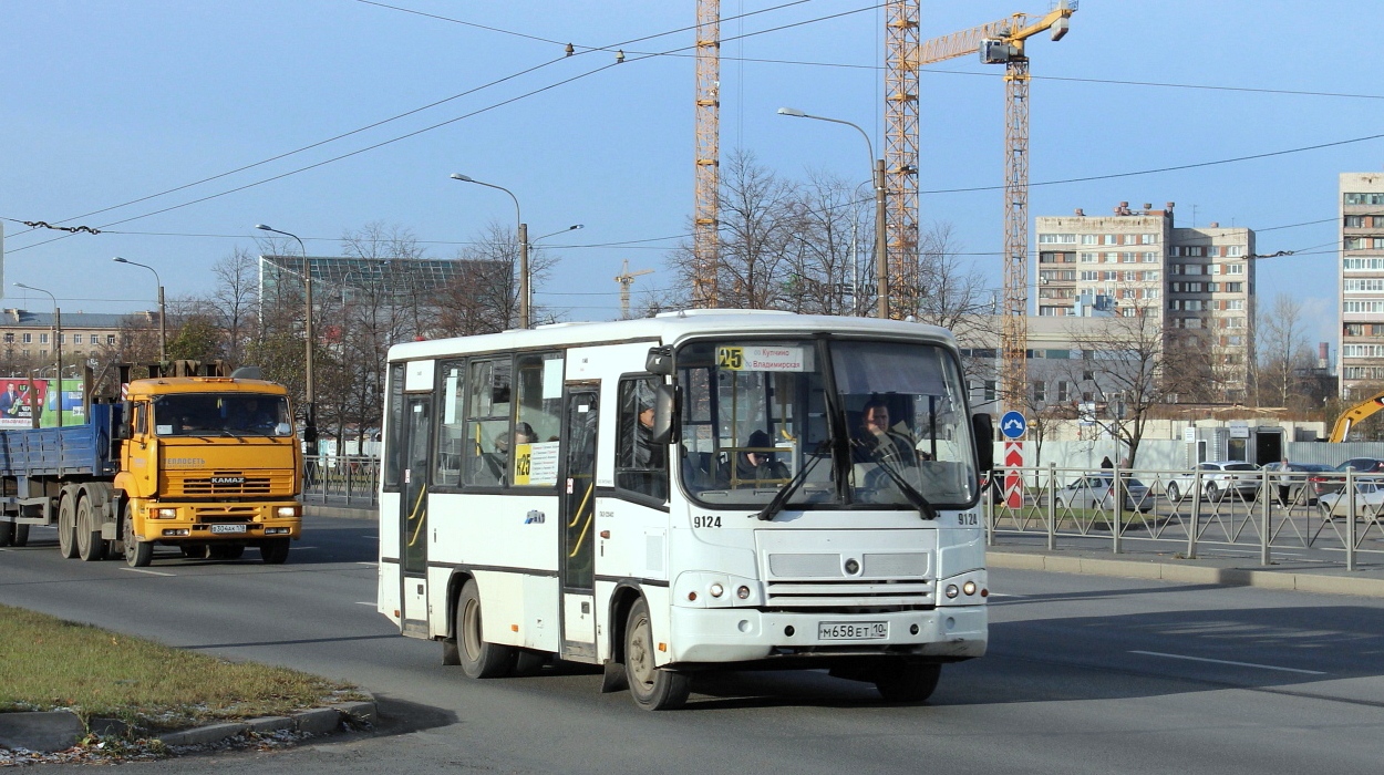 Санкт-Петербург, ПАЗ-320402-05 № 9124