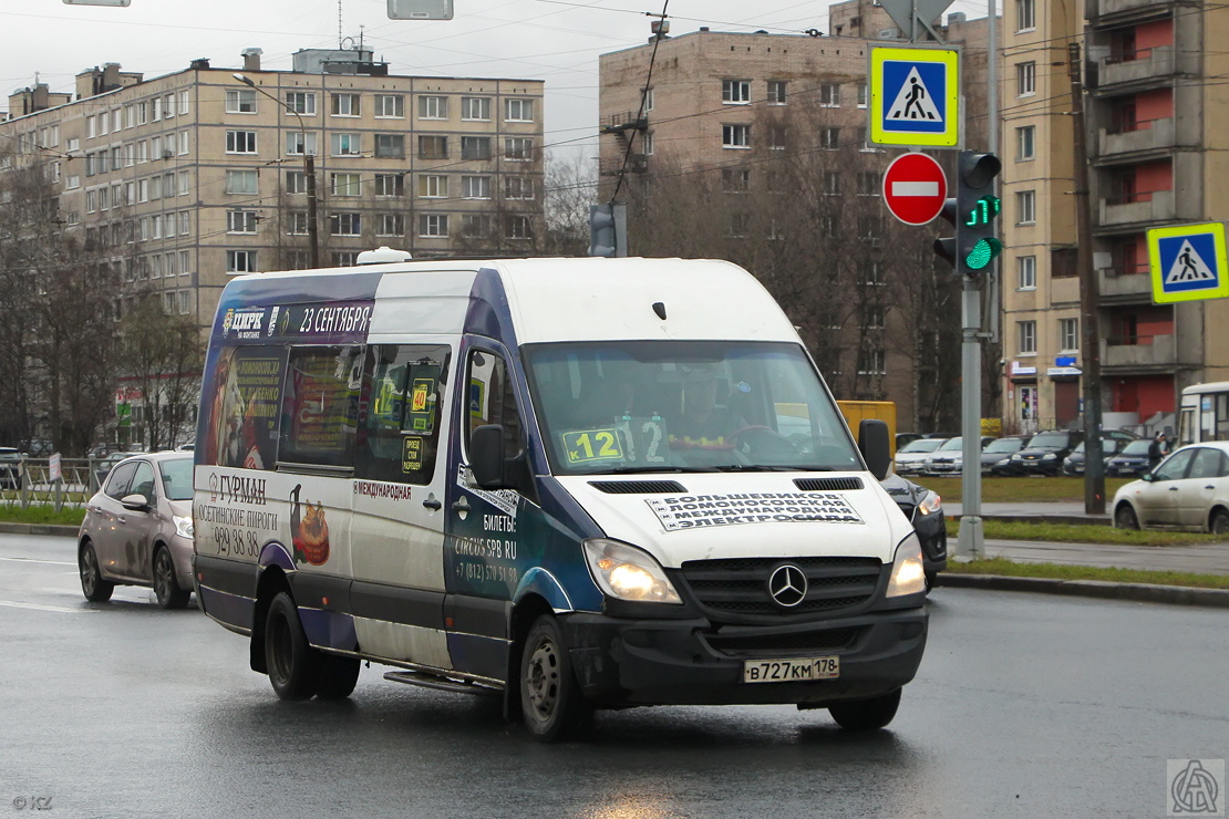 Санкт-Петербург, Луидор-22360C (MB Sprinter) № В 727 КМ 178