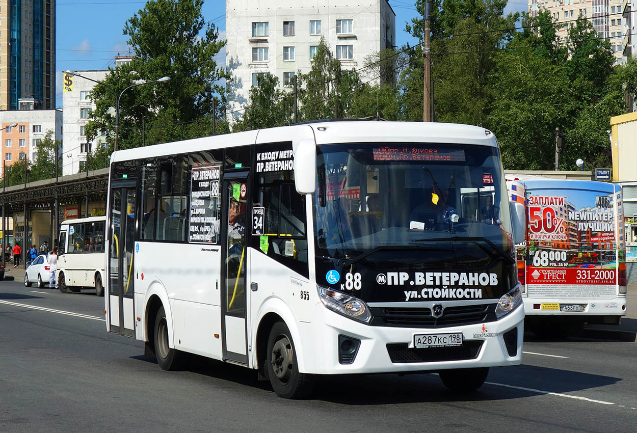 Санкт-Петербург, ПАЗ-320435-04 "Vector Next" № 855