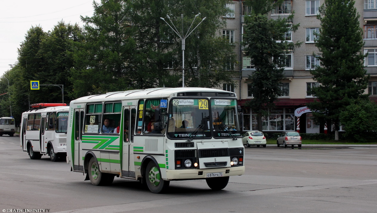 Томская область, ПАЗ-32054 № Е 876 РА 70