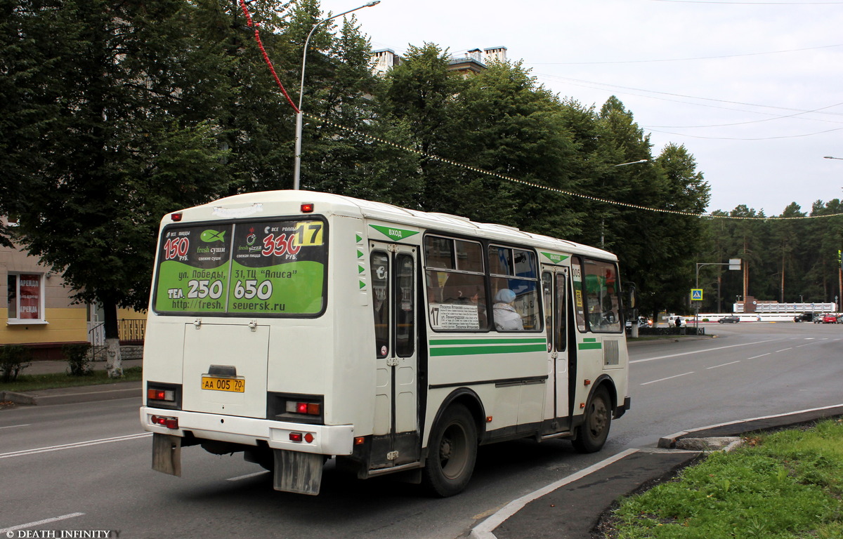 Томская область, ПАЗ-32054 № АА 005 70