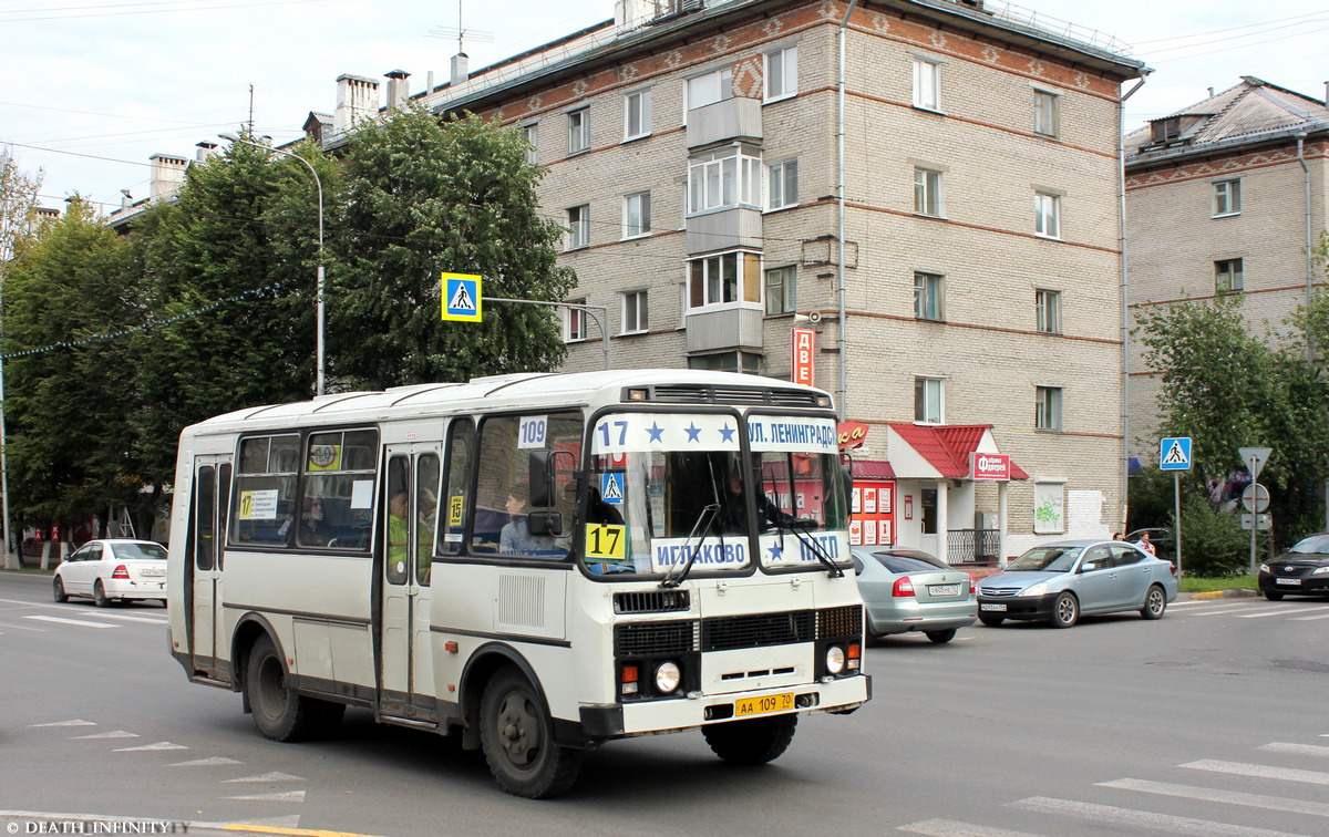 Томская область, ПАЗ-32054 № АА 109 70