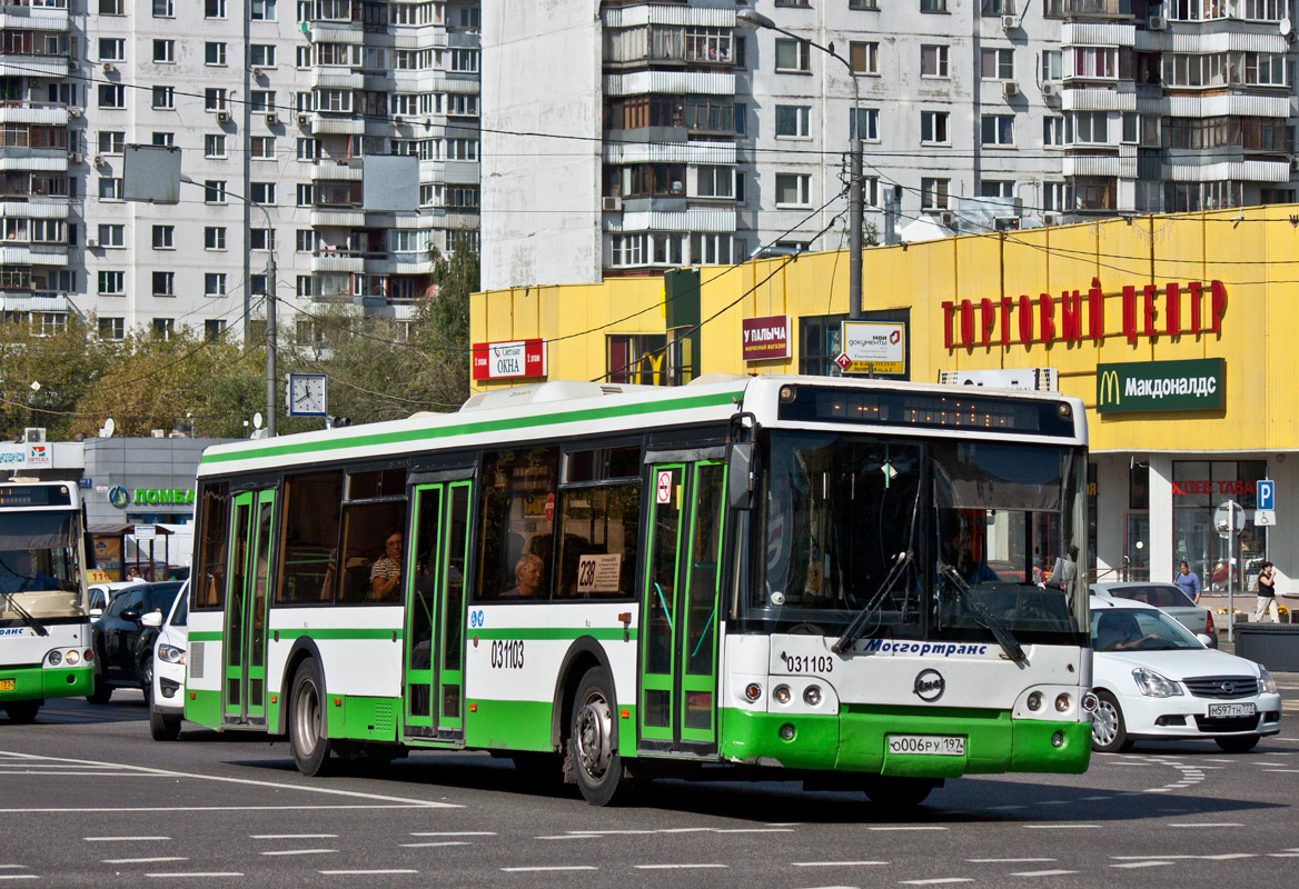 Москва, ЛиАЗ-5292.21 № 031103