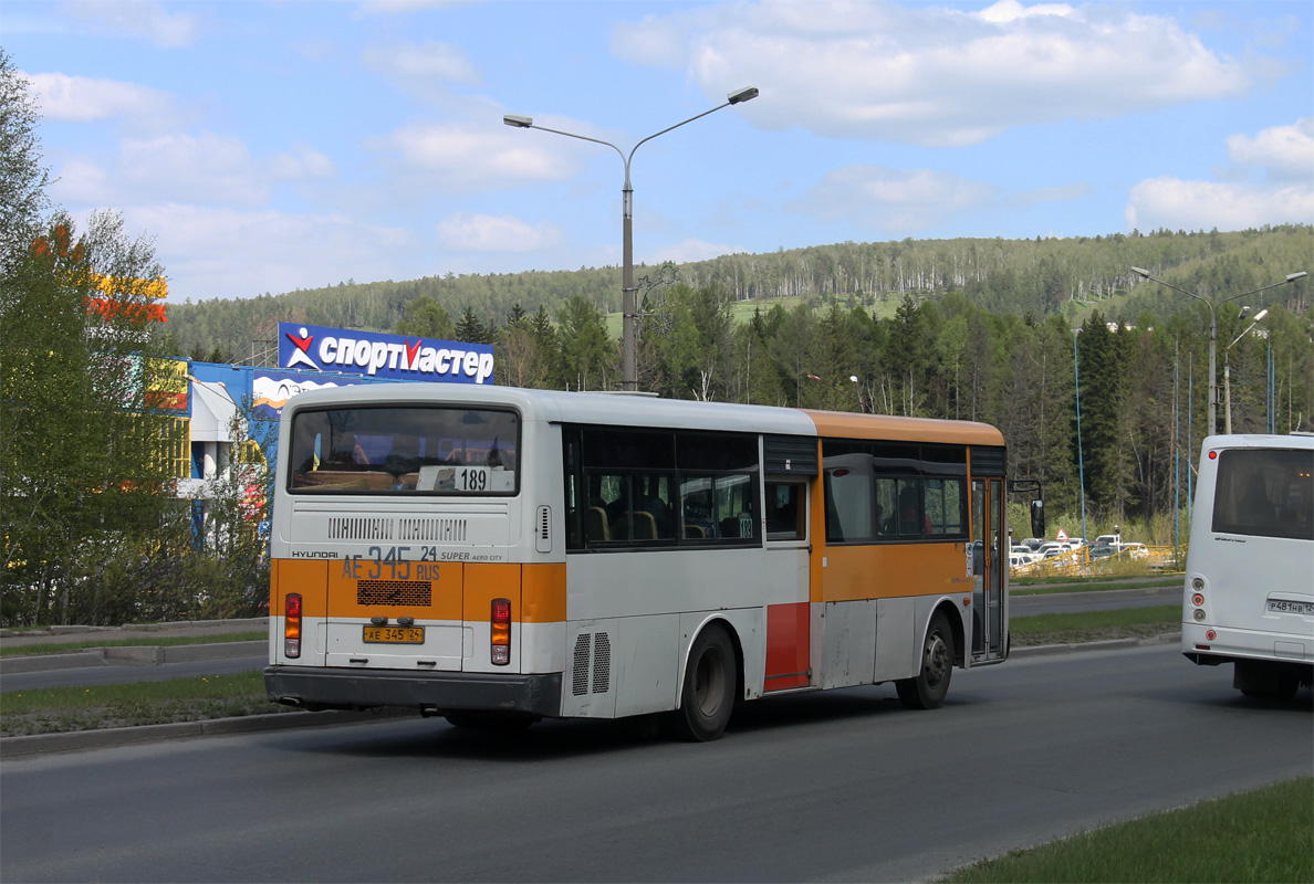 Красноярский край, Hyundai New Super AeroCity № АЕ 345 24