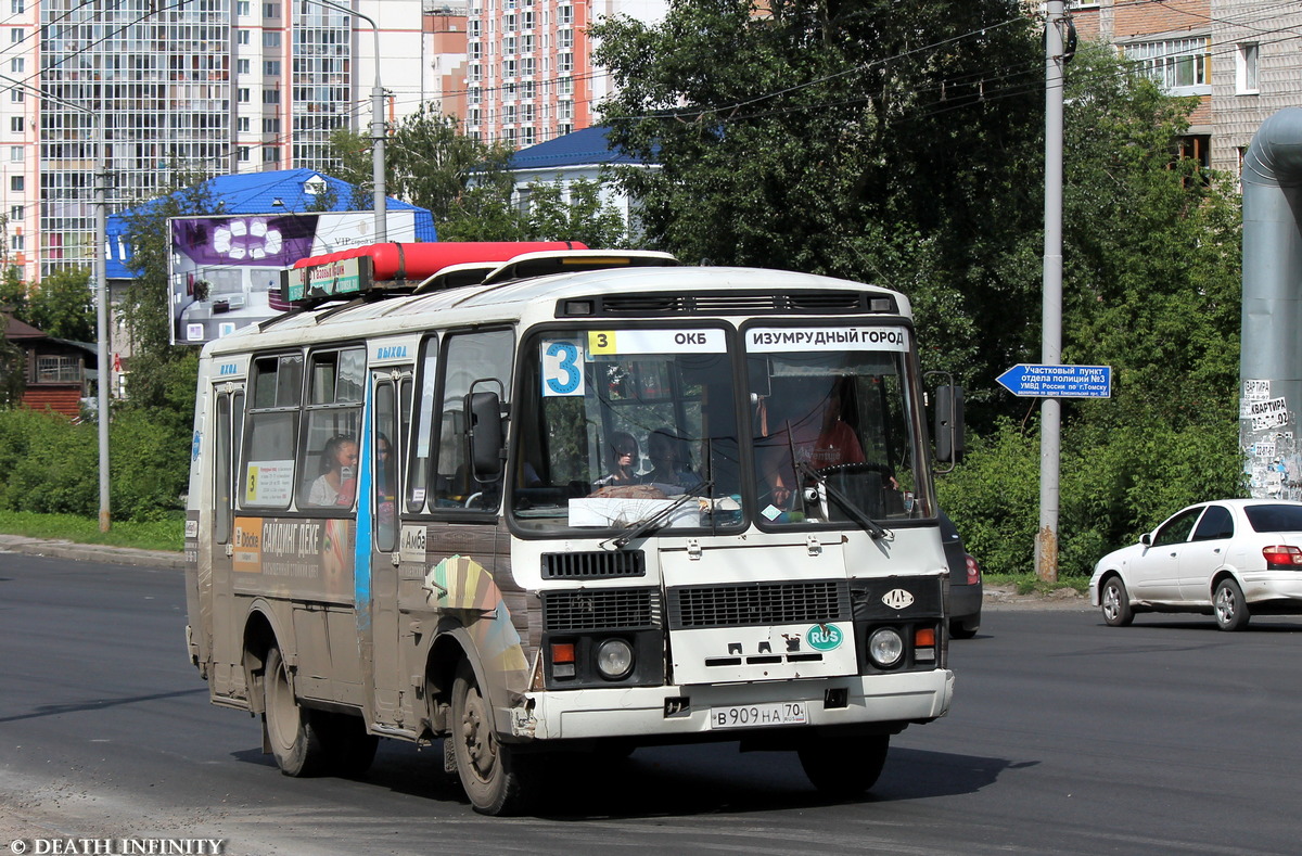 Томская область, ПАЗ-32054 № В 909 НА 70