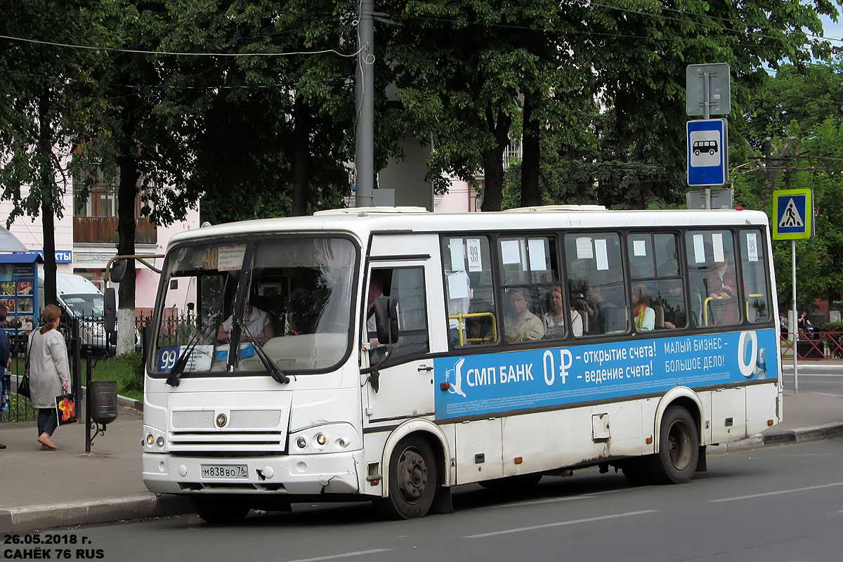 Ярославская область, ПАЗ-320412-04 № М 838 ВО 76