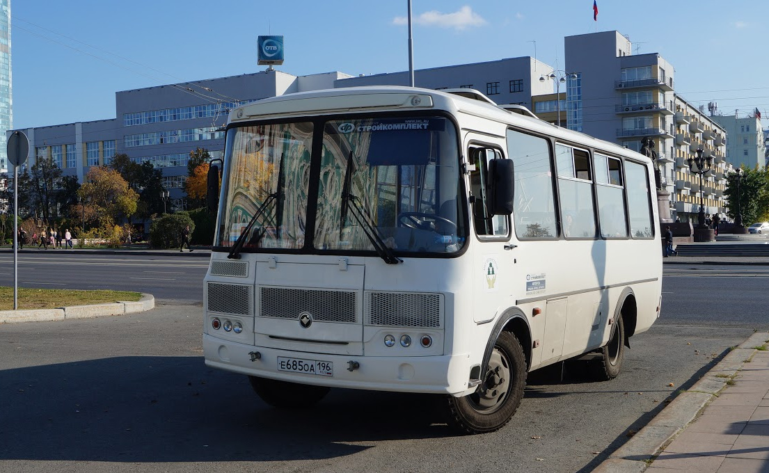 Свердловская область, ПАЗ-32053 № Е 685 ОА 196