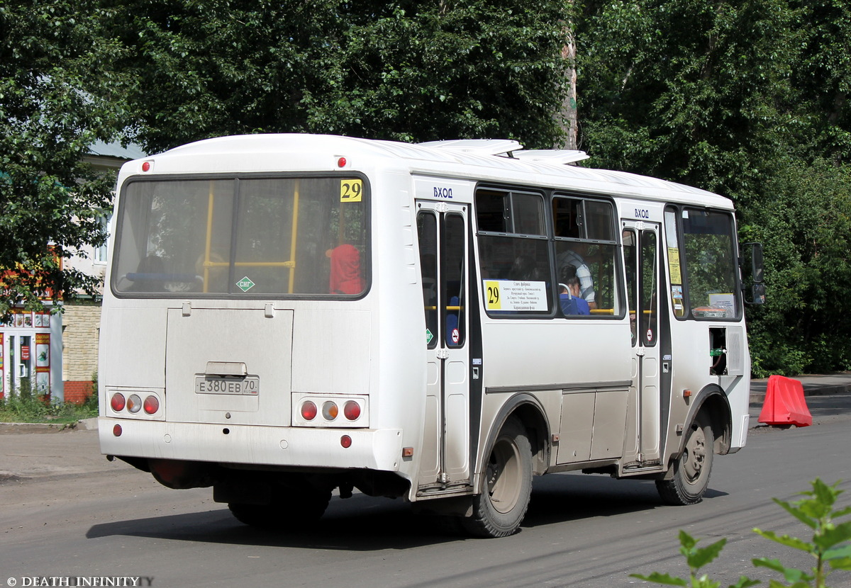 Томская область, ПАЗ-32054 № Е 380 ЕВ 70