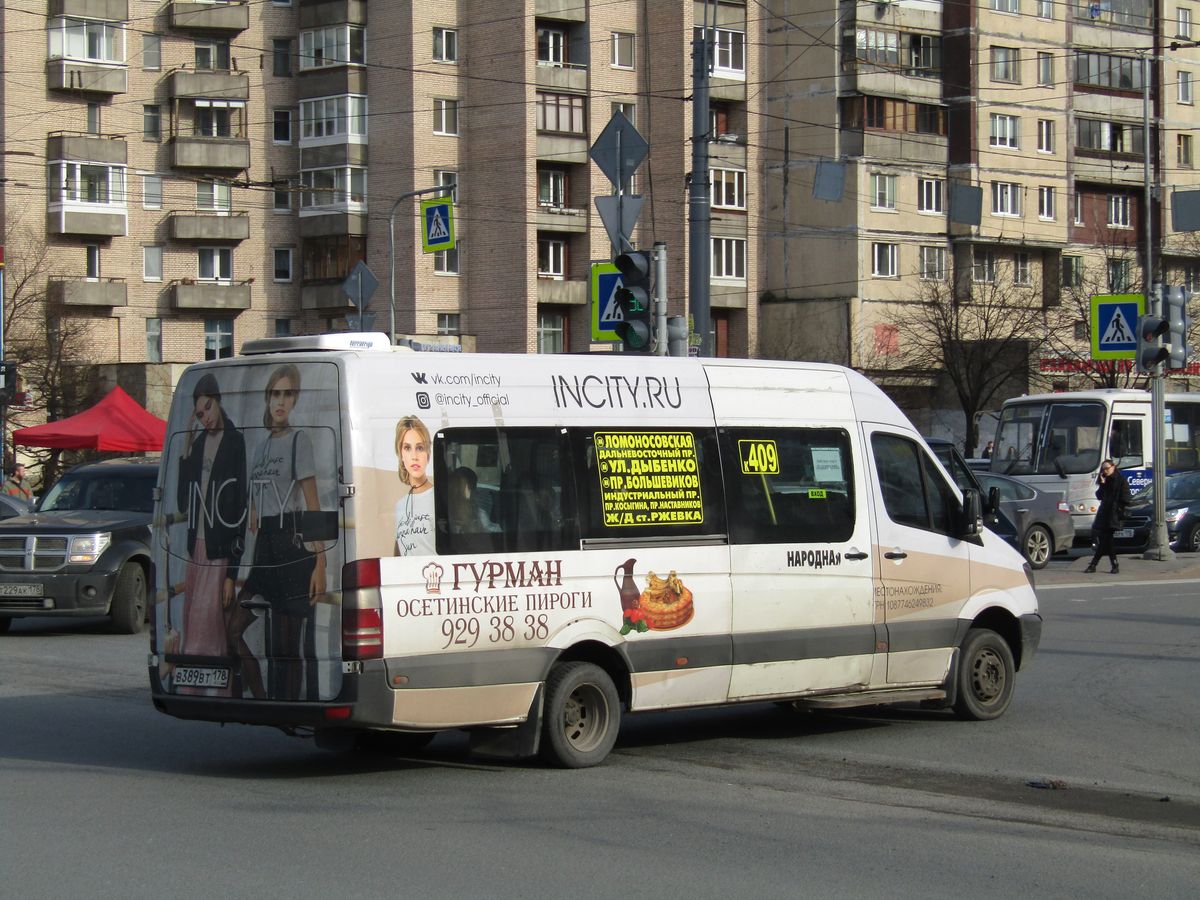 Санкт-Петербург, Луидор-22360C (MB Sprinter) № В 389 ВТ 178