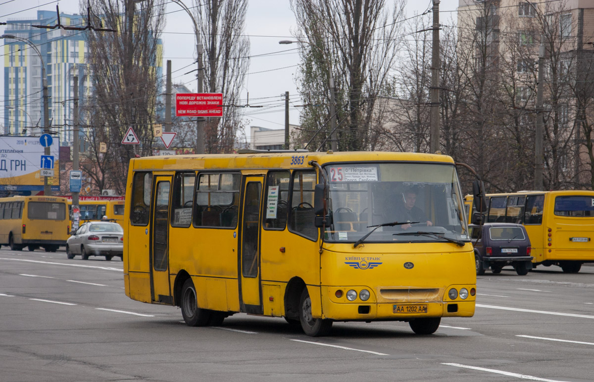 Киев, Богдан А09202 (ЛуАЗ) № 3863