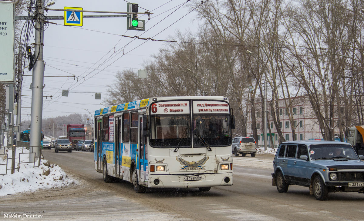 Новосибирская область, ЛиАЗ-5256.45 № В 619 ЕР 154