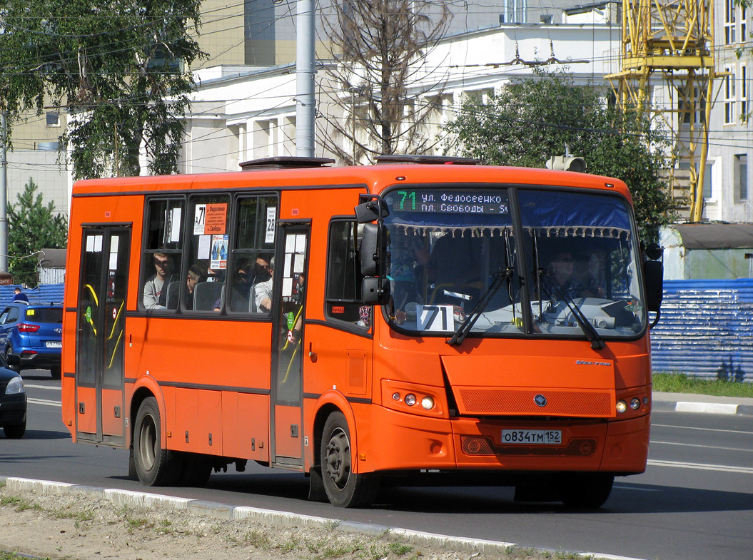 Nizhegorodskaya region, PAZ-320414-05 "Vektor" Nr. О 834 ТМ 152