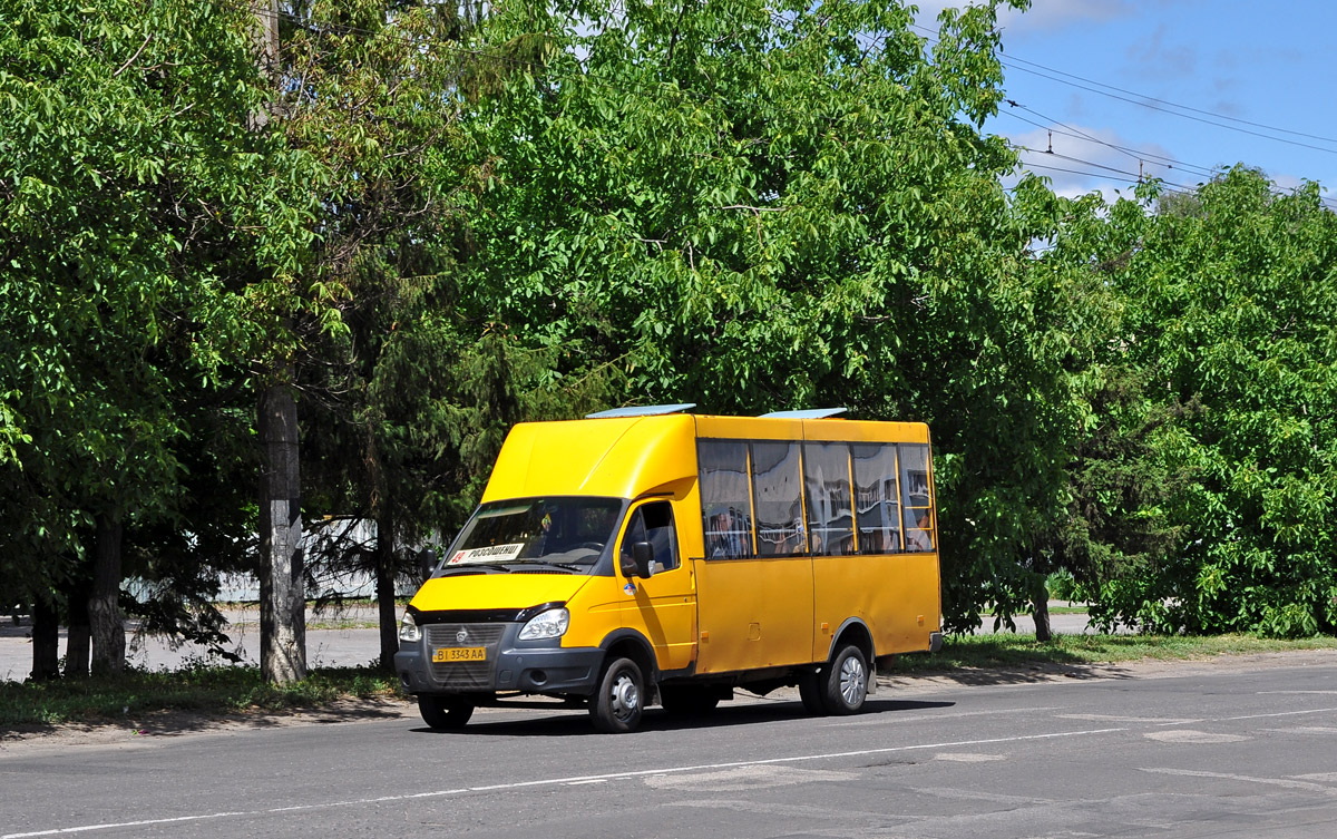 Полтавская область, Рута 22 № BI 3343 AA