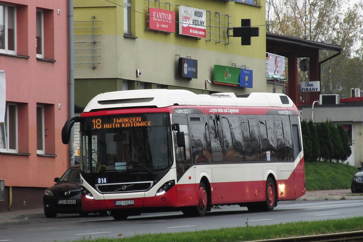 Poland, Volvo 7900 Hybrid # 814