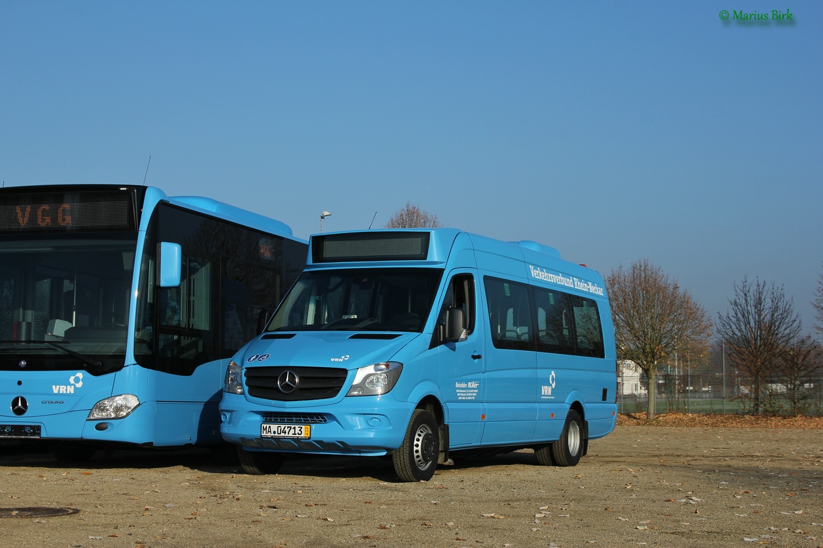 Гессен, Mercedes-Benz Sprinter City 45 № MA 04713; Гессен — Презентация новых автобусов Verkehrsgesellschaft Gersprenztal mbH · 23.11.2018