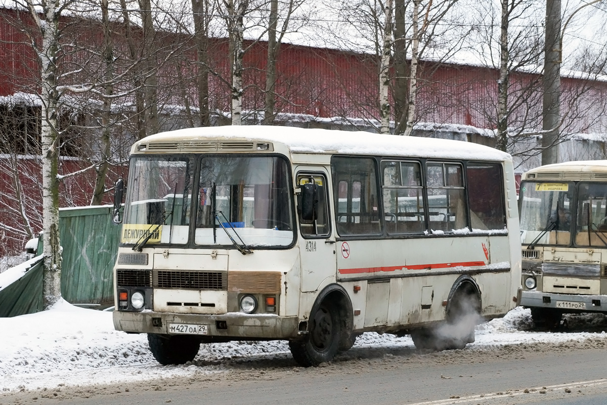 Архангельская область, ПАЗ-32054 № 4314