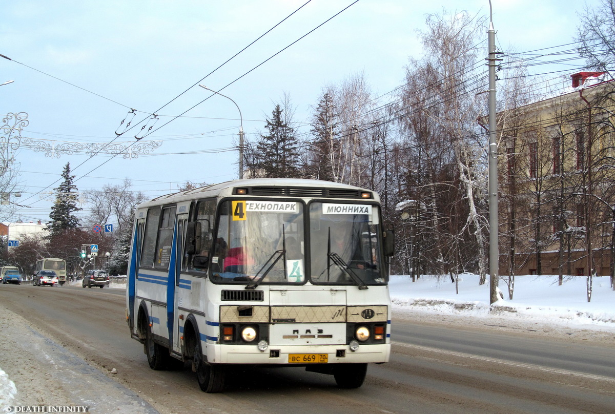 Томская область, ПАЗ-32051-110 № ВС 669 70