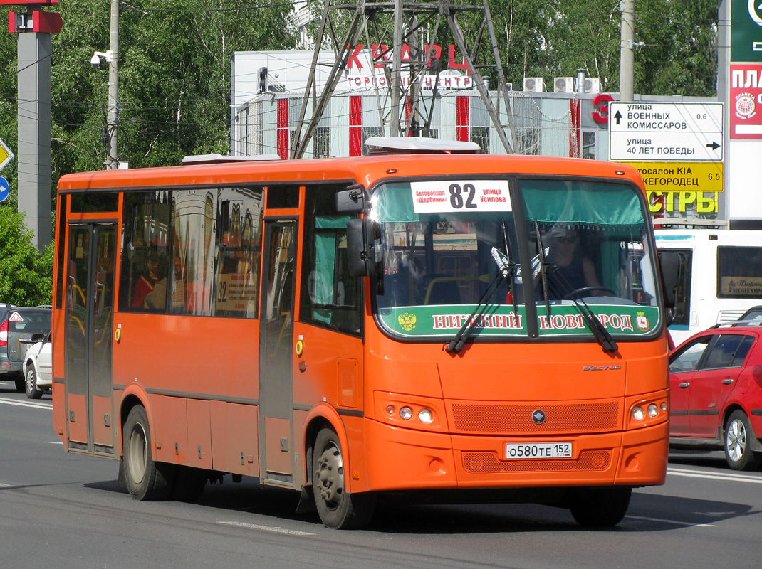 Нижегородская область, ПАЗ-320414-04 "Вектор" № О 580 ТЕ 152