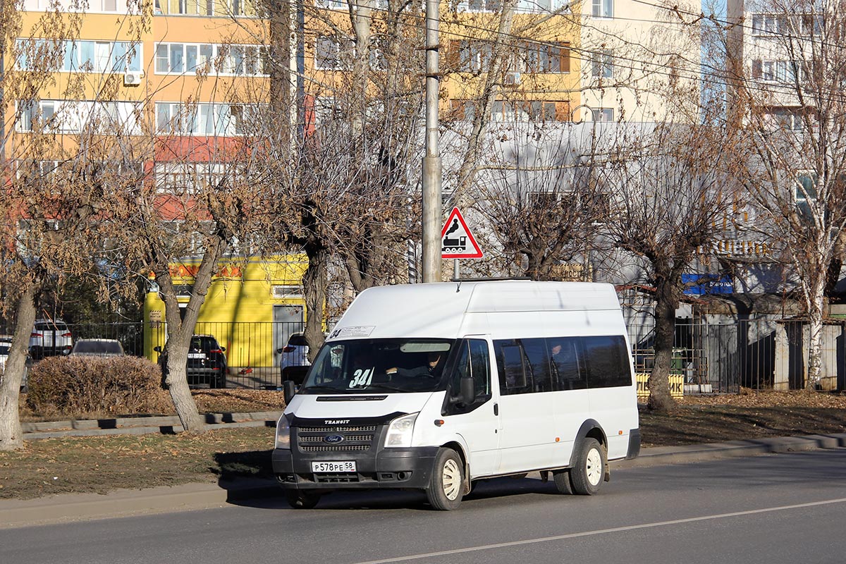 Пензенская область, Росвэн Автолайн (Ford Transit) № Р 578 РЕ 58