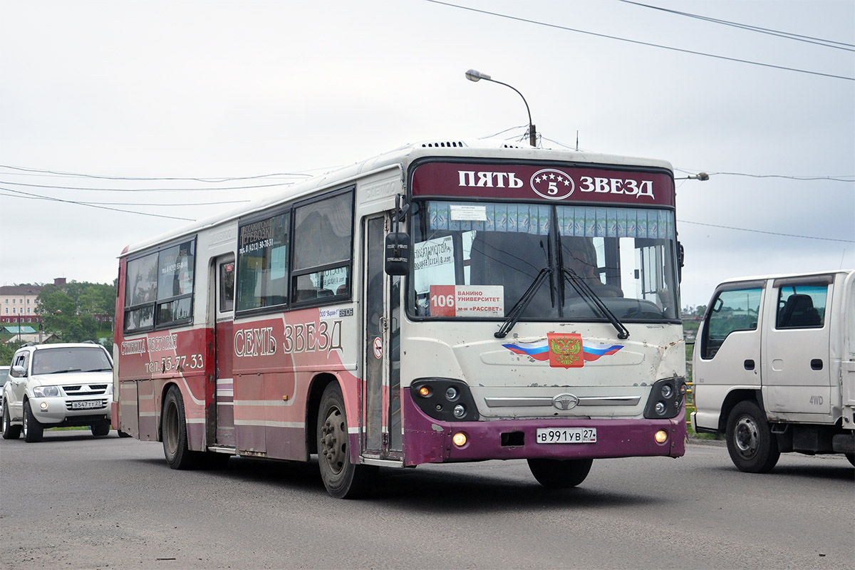 Хабаровский край, Daewoo BS106 (Busan) № В 991 УВ 27 — Фото — Автобусный  транспорт