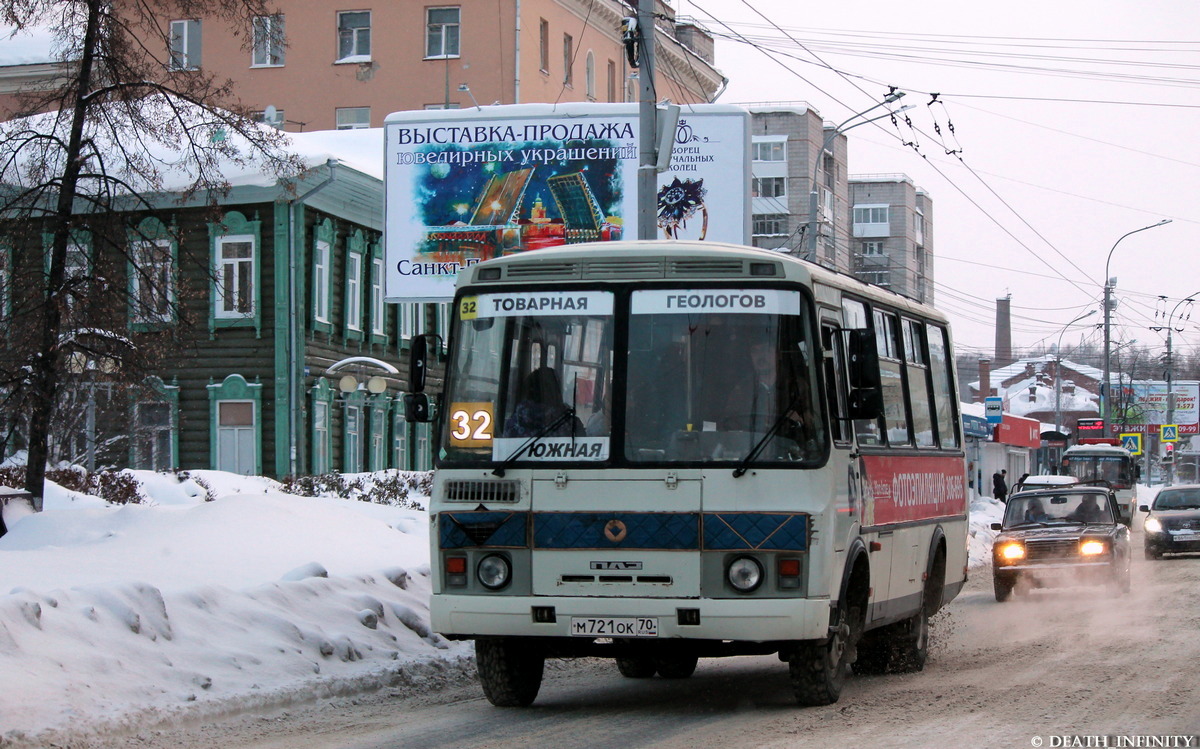 Томская область, ПАЗ-32054 № М 721 ОК 70