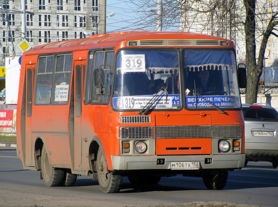 Нижегородская область, ПАЗ-32054 № М 106 ТА 152