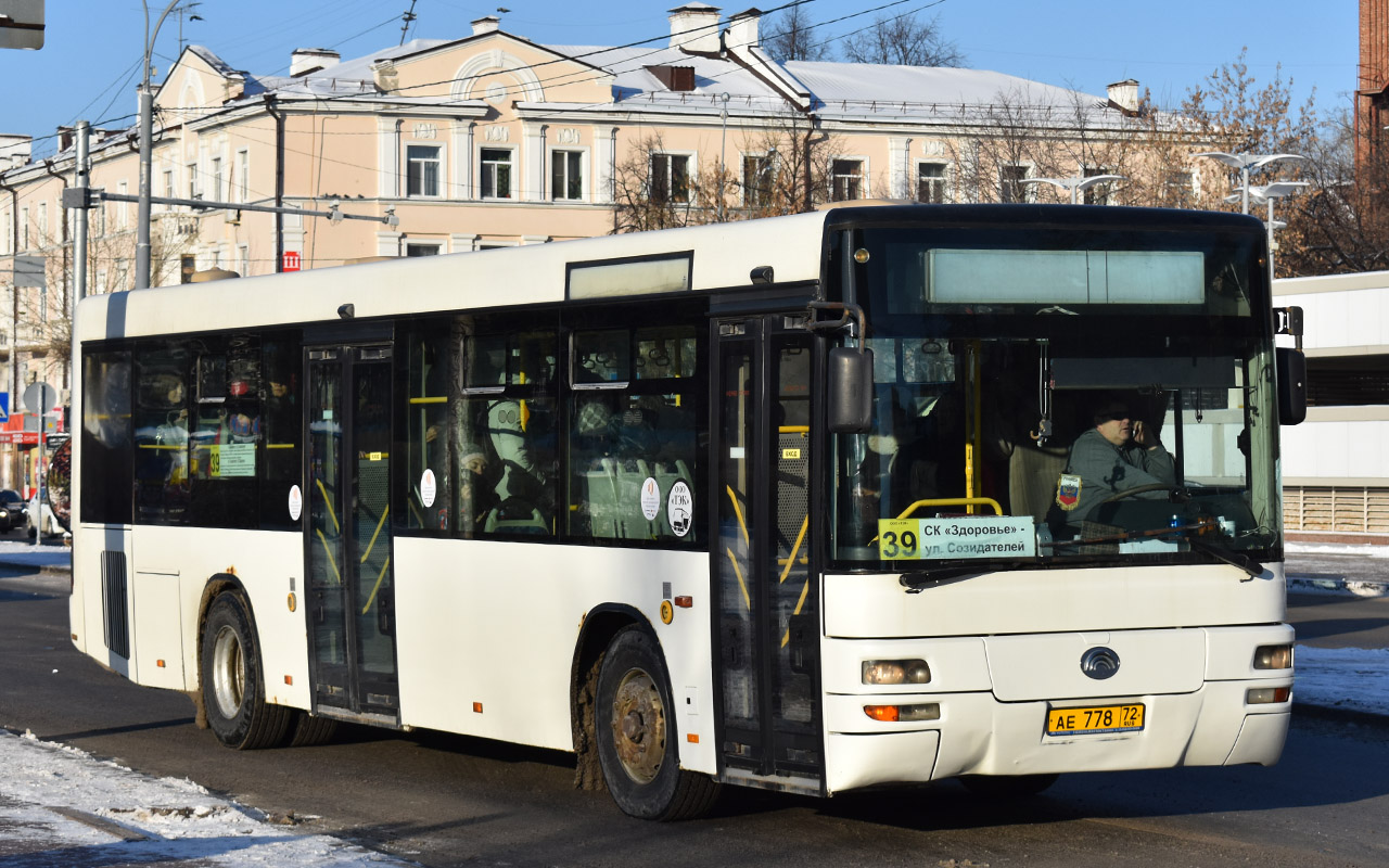 Тюменская область, Yutong ZK6118HGA № АЕ 778 72