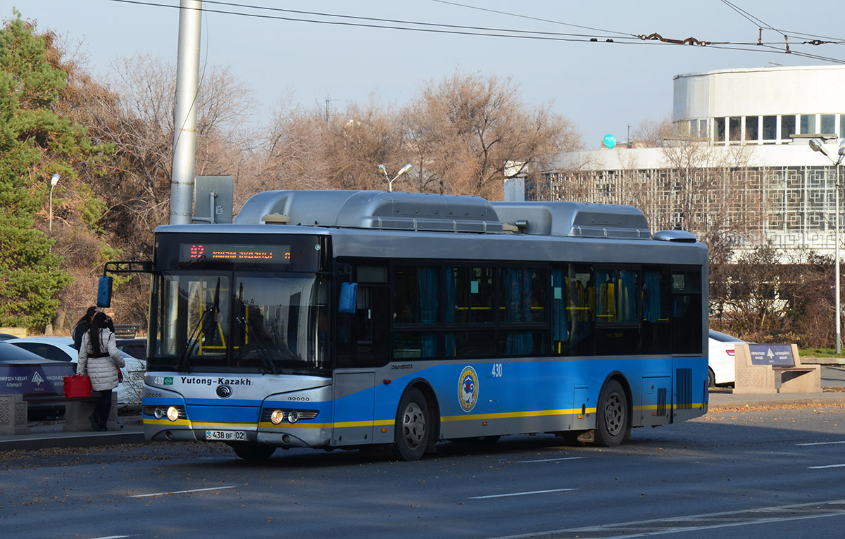 Алматы, Yutong ZK6118HGA № 430