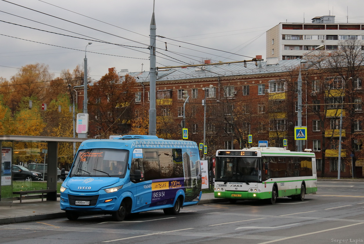 Москва, Нижегородец-VSN700 (IVECO) № 9365409; Москва, ЛиАЗ-5292.22 (2-2-2) № 030850