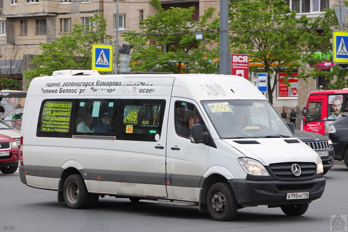 Sankt Peterburgas, Luidor-22360C (MB Sprinter) Nr. В 795 НК 178