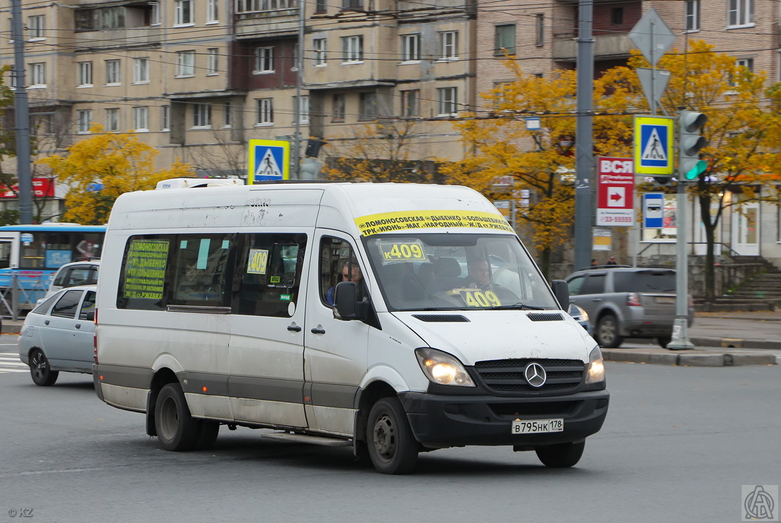 Sankt Peterburgas, Luidor-22360C (MB Sprinter) Nr. В 795 НК 178