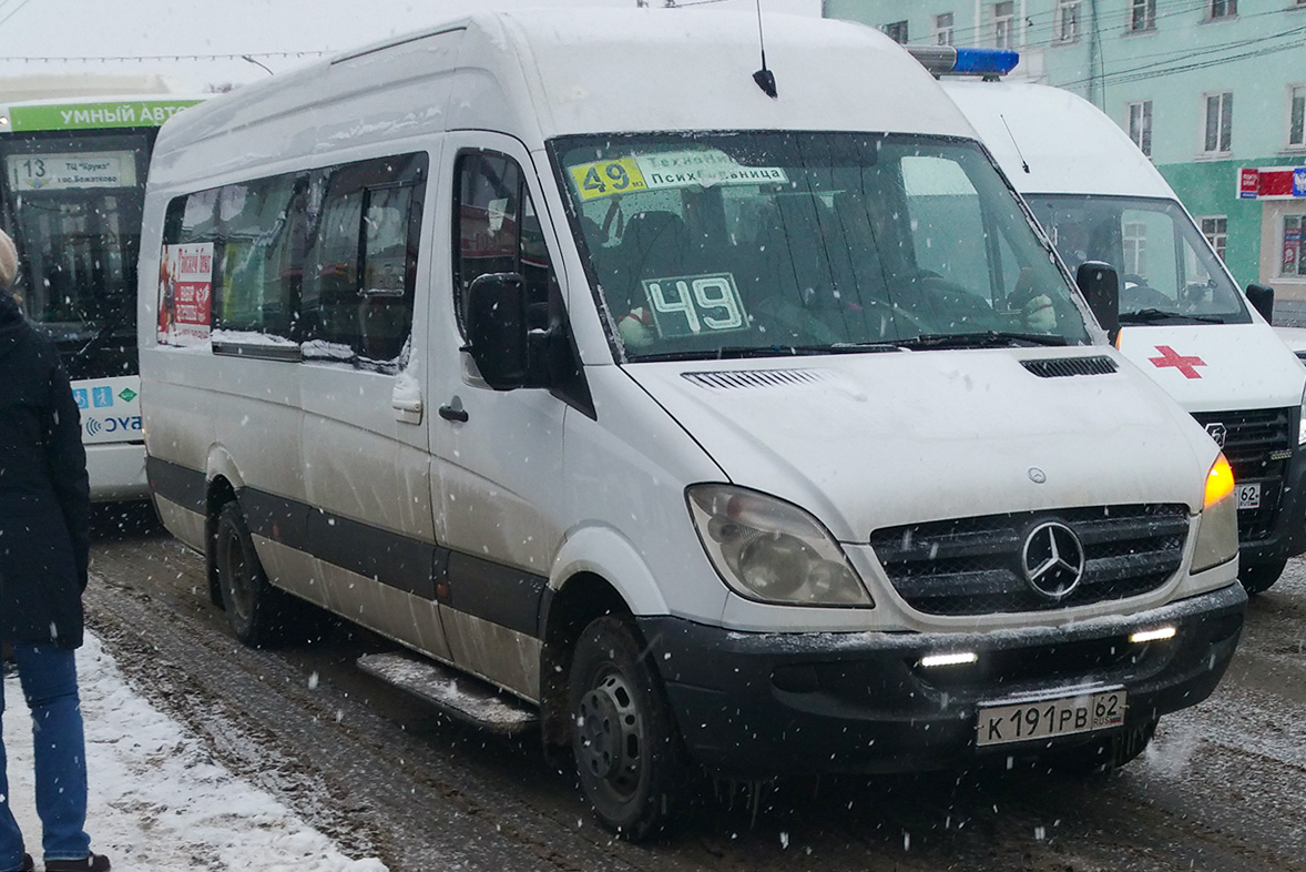 Рязанская область, Луидор-22360C (MB Sprinter) № К 191 РВ 62