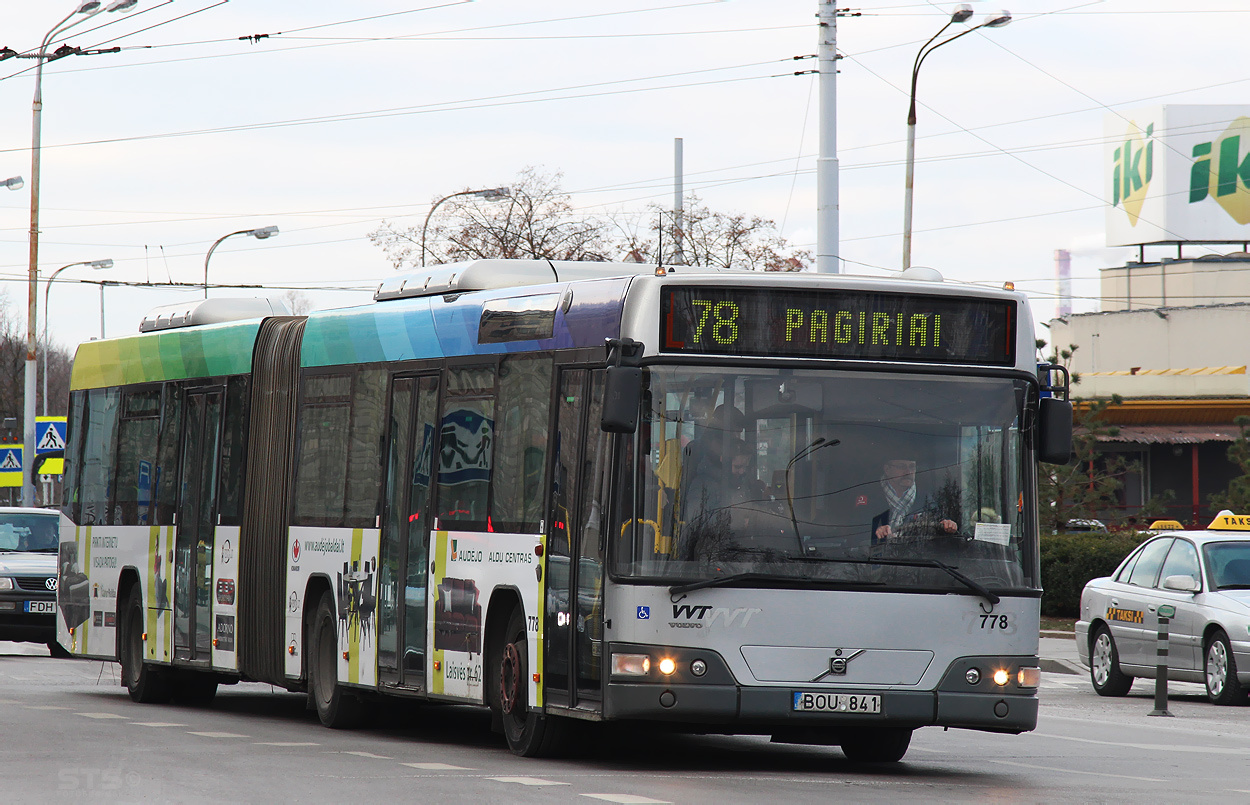 Литва, Volvo 7700A № 778