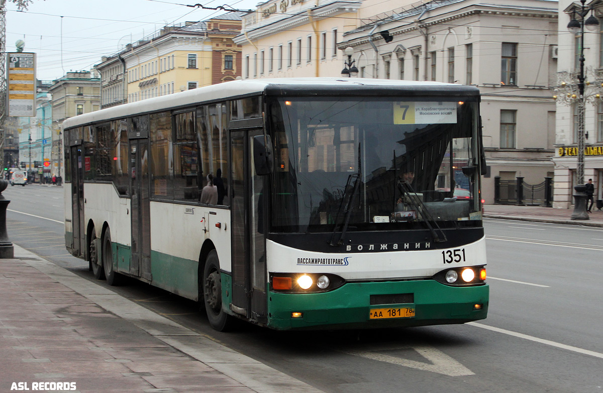 Санкт-Петербург, Волжанин-6270.00 № 1351