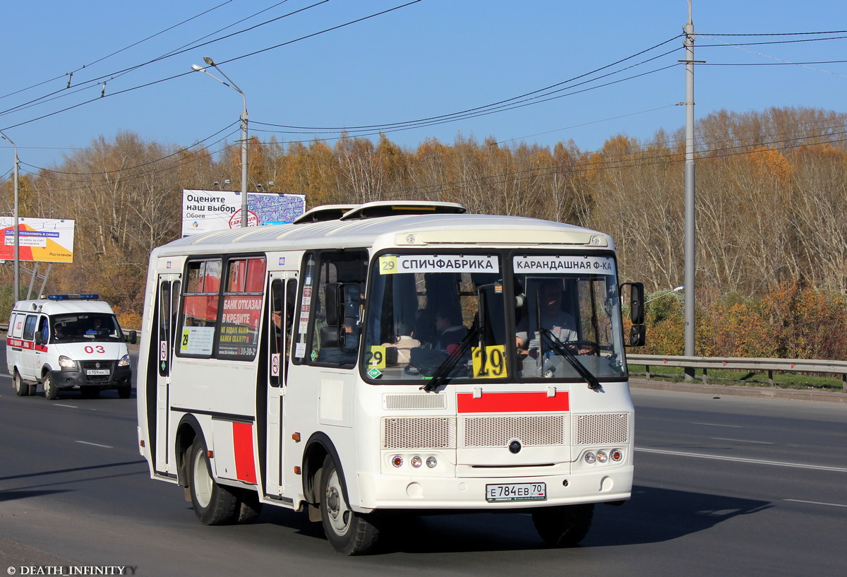 Томская область, ПАЗ-32054 № Е 784 ЕВ 70