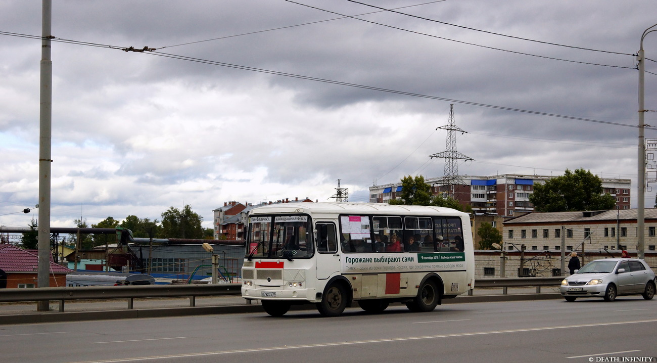 Томская область, ПАЗ-32054 № Е 792 СХ 70