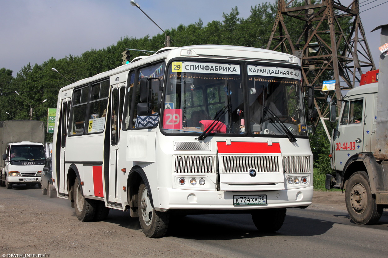 Томская область, ПАЗ-32054 № К 724 ХА 70