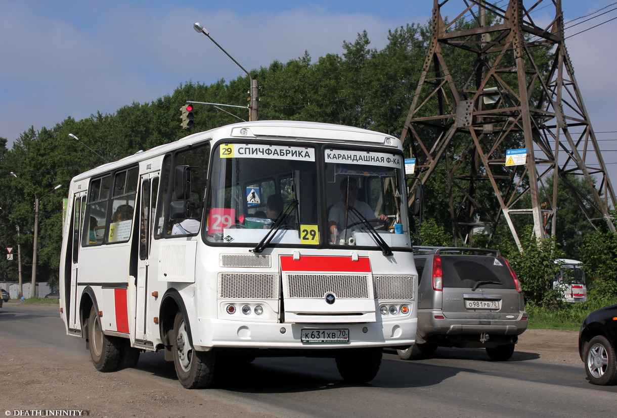 Томская область, ПАЗ-32054 № К 631 ХВ 70