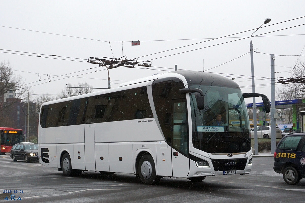 Литва, MAN R07 Lion's Coach RHC424 № 081