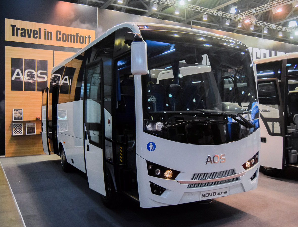 Москва, Anadolu Isuzu Novo Ultra № AOS-085; Московская область — Международный автобусный салон "Busworld 2018"