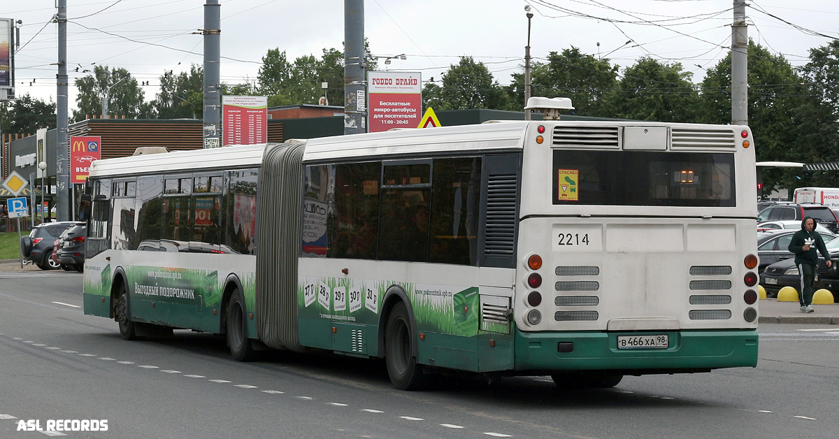 Санкт-Петербург, ЛиАЗ-6213.20 № 2214