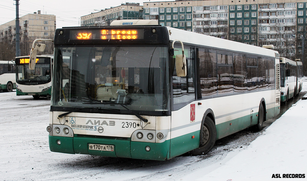 Санкт-Петербург, ЛиАЗ-5292.60 № 2390