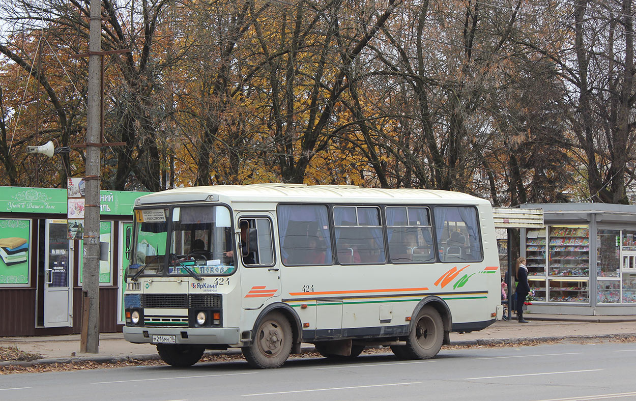 Псковская область, ПАЗ-32054 № 424