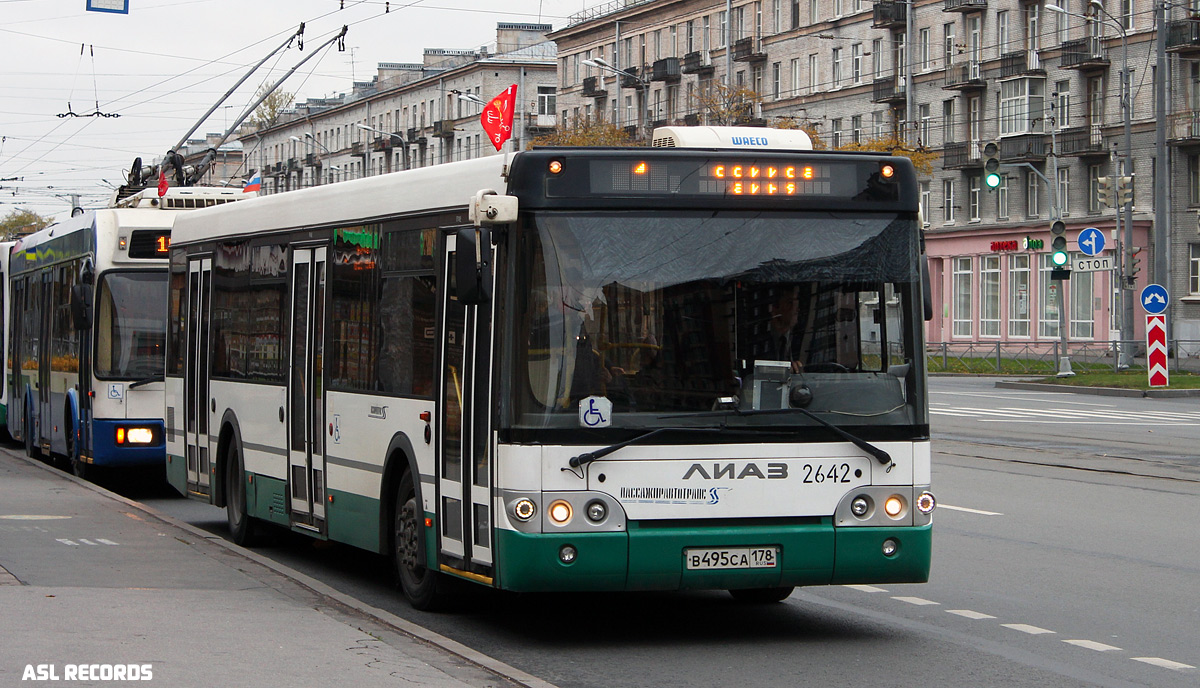 Санкт-Петербург, ЛиАЗ-5292.60 № 2642