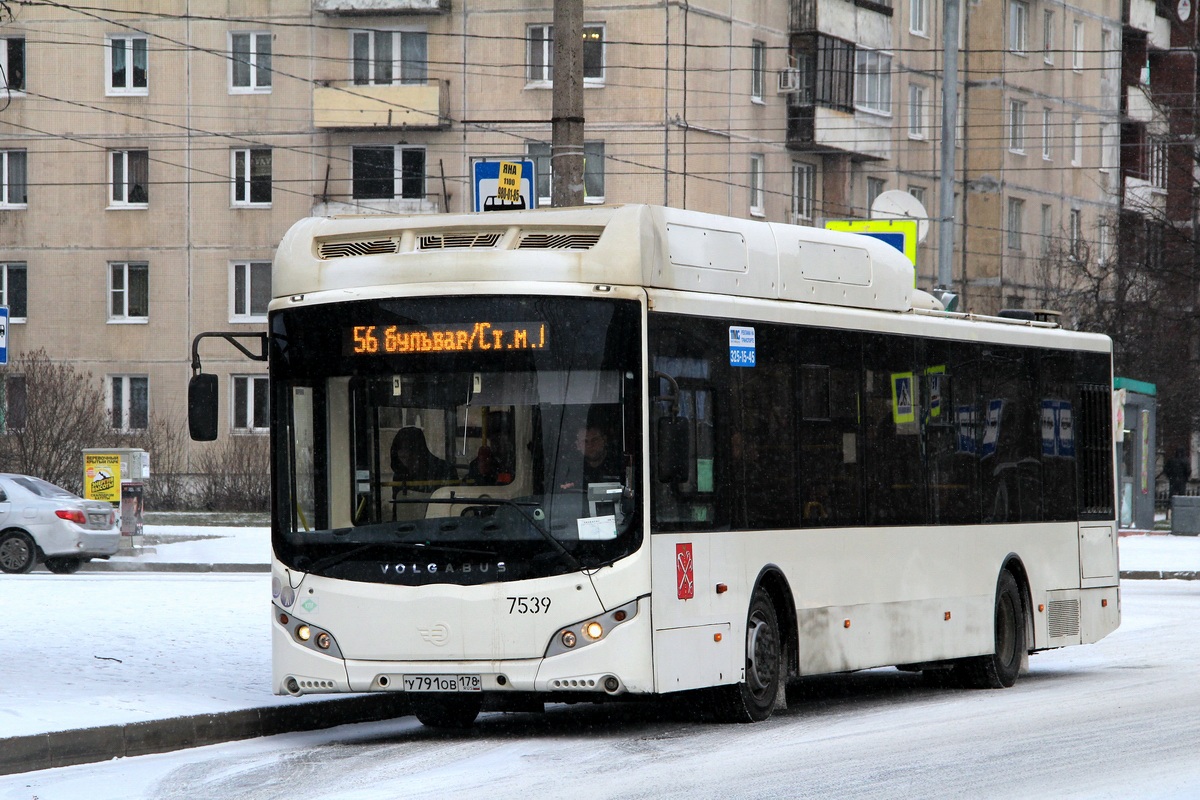 Sankt Peterburgas, Volgabus-5270.G2 (CNG) Nr. 7539