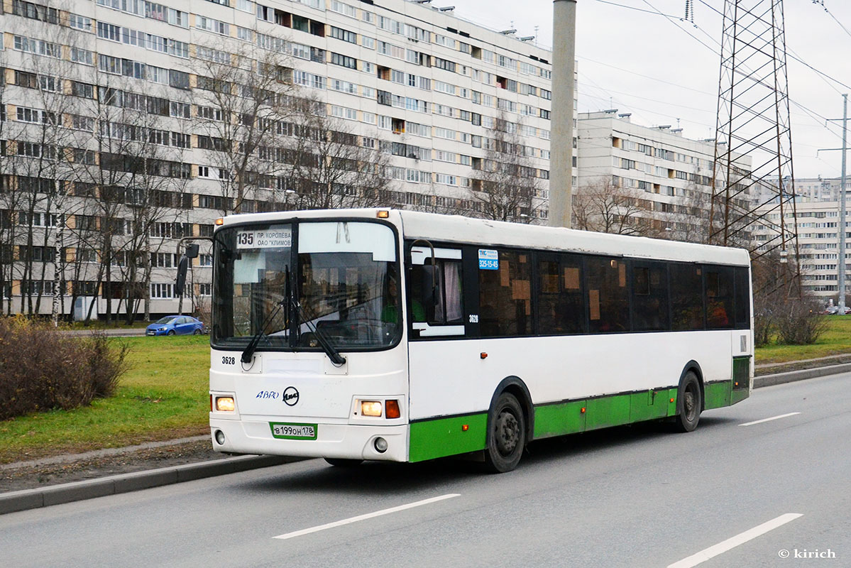 Санкт-Петербург, ЛиАЗ-5293.60 № 3628