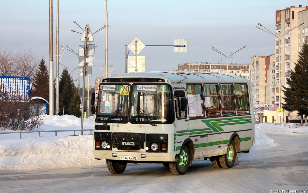 Томская область, ПАЗ-32054 № Е 876 РА 70